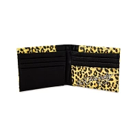 Ed Hardy Leopard Print Skull Bifold Wallet