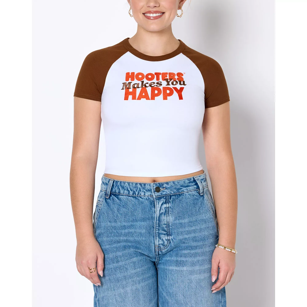 Hooters Makes You Happy Baby T Shirt