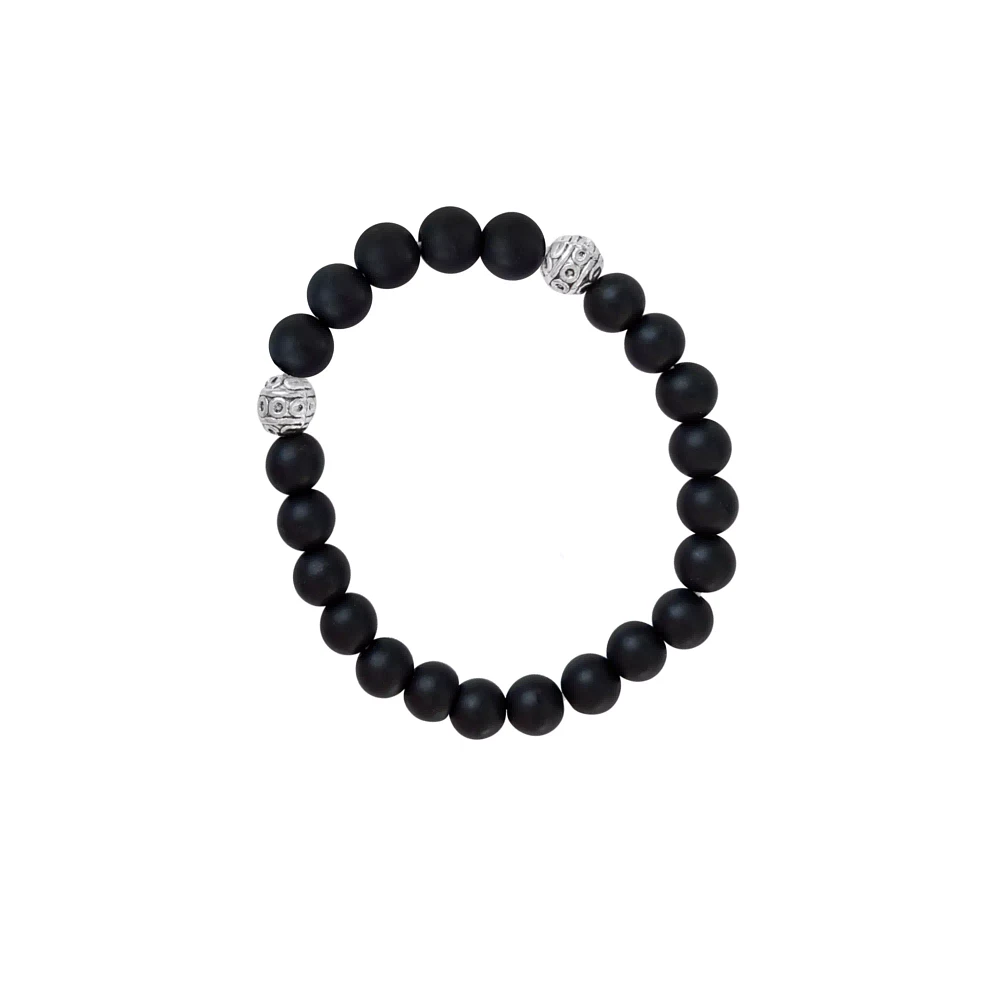 Onyx Stone Beaded Bracelet