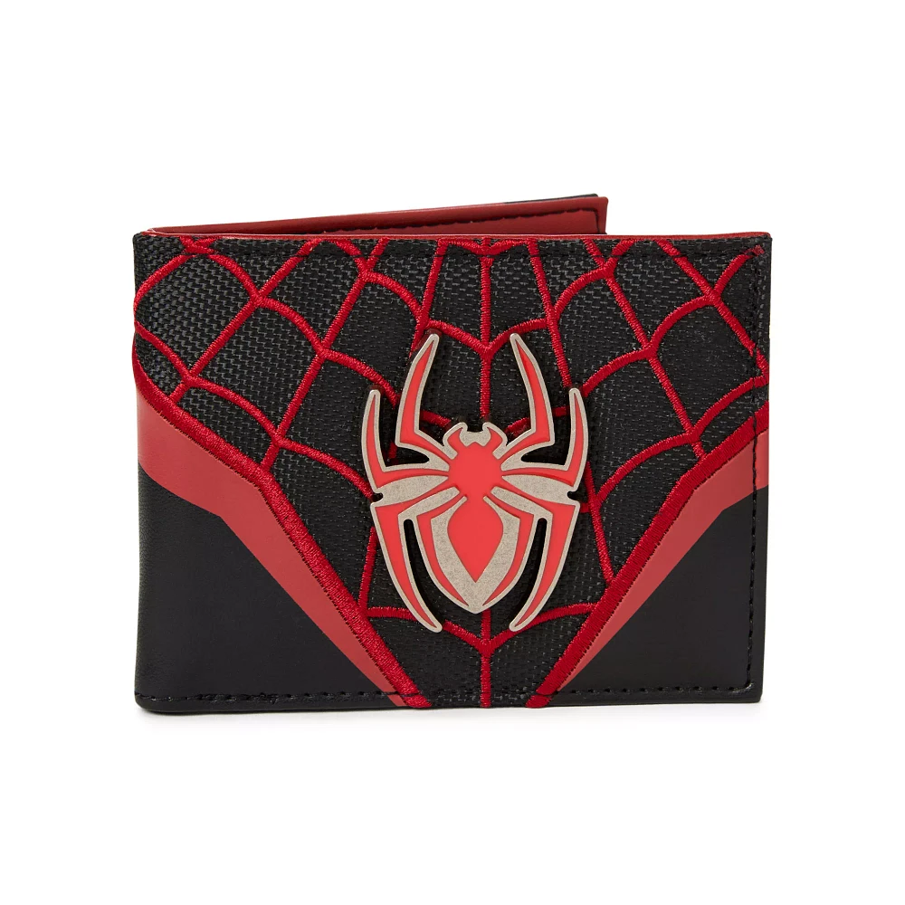 Spider-Man Miles Morales Badge Bifold Wallet - Marvel Universe