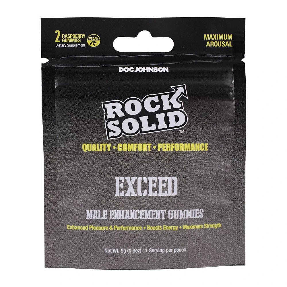Rock Solid Exceed Male Enhancement Gummies - 2 Pack
