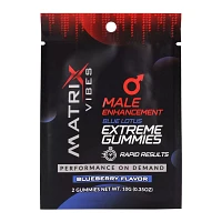 Matrix Vibes Male Enhancement Gummies Blueberry - 2 Count