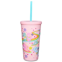 Pink Care Bears Cup With Straw - 20 oz.