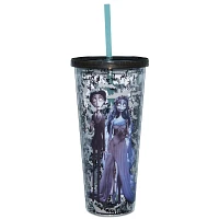 Corpse Bride Confetti Cup With Straw - 24 oz.