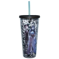 Corpse Bride Confetti Cup With Straw - 24 oz.