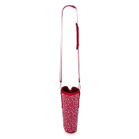 Red Rhinestone Tumbler Sling Bag