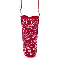 Red Rhinestone Tumbler Sling Bag