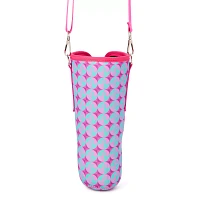 Checkered Smiley Face Tumbler Sling Bag