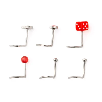 Multi-Pack Red Charm Nose Screws 6 Pack - 20 Gauge