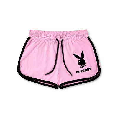 Pink Playboy Logo Sweatshorts