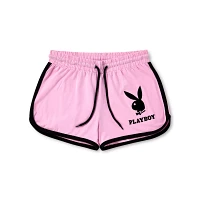 Pink Playboy Logo Sweatshorts