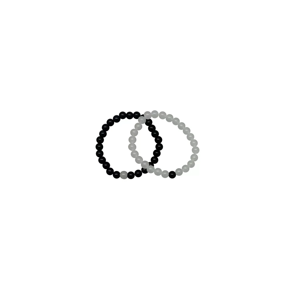 Clear and Long Distance Beaded Bracelets – 2 Pack