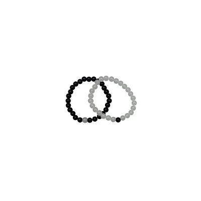Clear and Long Distance Beaded Bracelets – 2 Pack