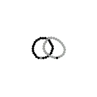 Clear and Long Distance Beaded Bracelets – 2 Pack