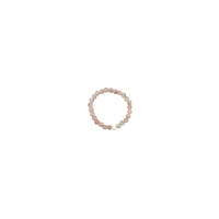 Pink and White Long Distance Beaded Bracelets – 2 Pack