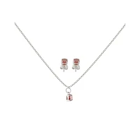 July Birthstone Necklace and Earring Set