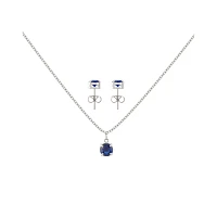 September Birthstone Necklace and Earring Set