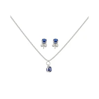 September Birthstone Necklace and Earring Set