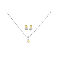 November Birthstone Necklace and Earring Set