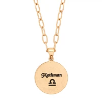 Mothman Libra Zodiac Pendant Necklace