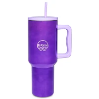 Purple Travel Tumbler with Straw - 40 oz.