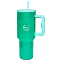 Mint Stainless Steel Travel Tumbler with Straw - 40 oz.