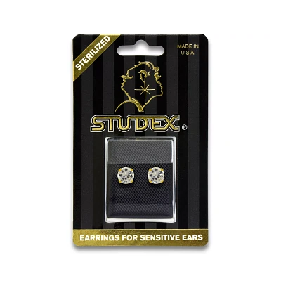 Studex Gold CZ Sterilized Stud Earrings - 7mm