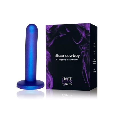 Disco Cowboy 5 Inch Dildo Pegging Strap-On Set - Hott Love Extreme