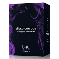Disco Cowboy 5 Inch Dildo Pegging Strap-On Set - Hott Love Extreme