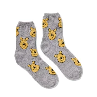 Multi-Pack Winnie the Pooh Fuzzy Crew Socks - 2 Pair