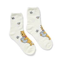 Multi-Pack Winnie the Pooh Fuzzy Crew Socks - 2 Pair