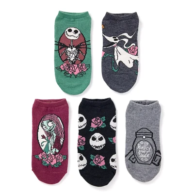 Multi-Pack Nightmare Before Christmas No Show Socks - 5 Pack