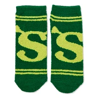 Fuzzy Shrek No Show Socks - 3 Pair