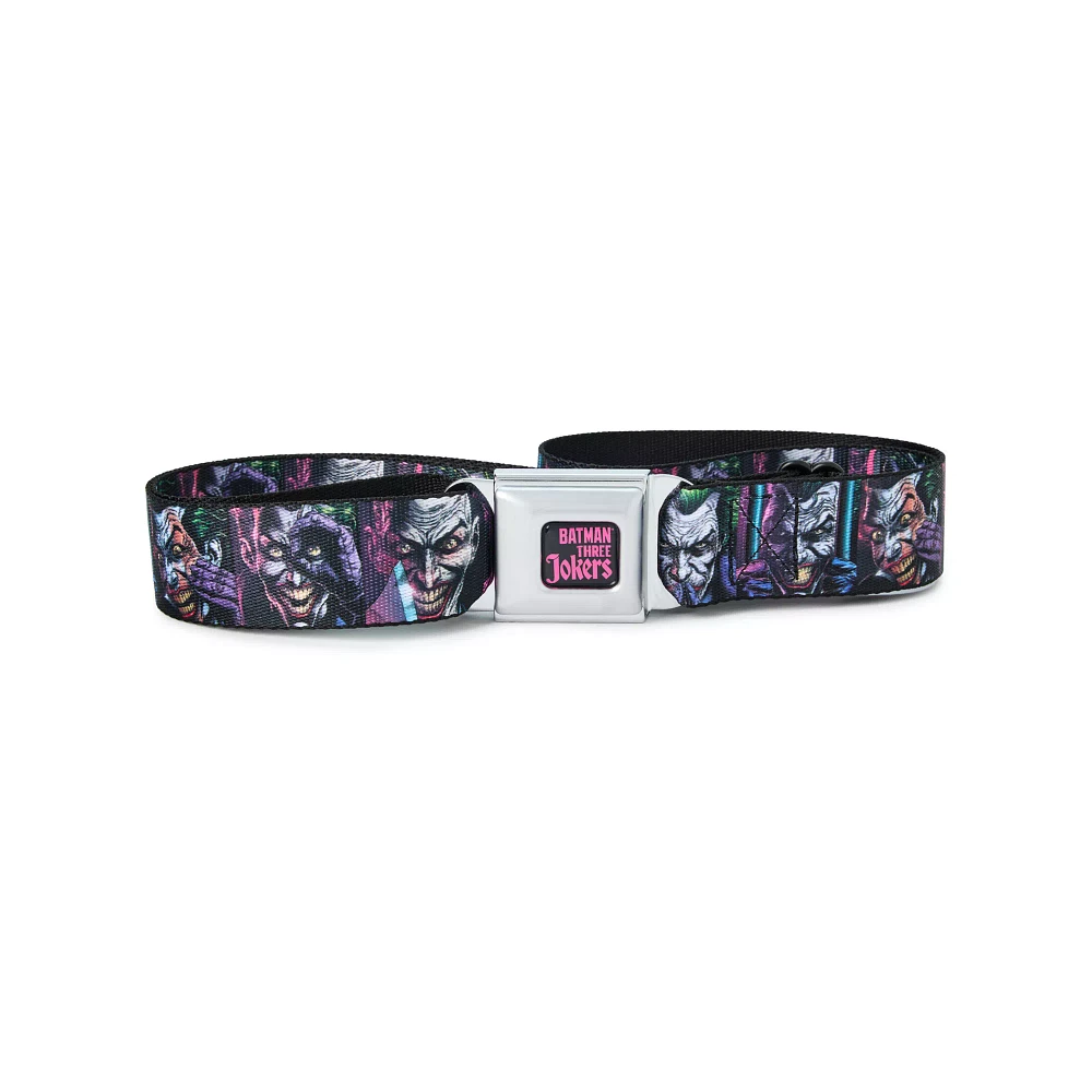 Buckle-Down The Joker Comic Book Seatbelt Belt - Batman