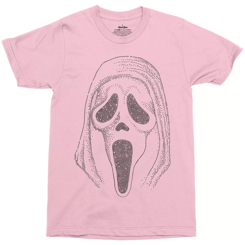 Ghostface Pink Rhinestone T Shirt