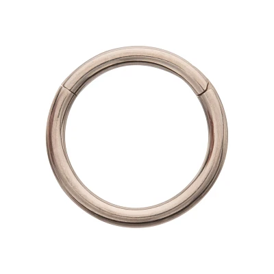 ASTM F-136 Titanium Hinged Septum Ring - 16 Gauge