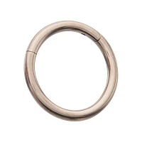 ASTM F-136 Titanium Hinged Septum Ring - 16 Gauge