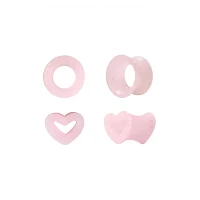 Multi-Pack Pink Round and Heart Tunnels - 2 Pair