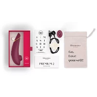 Womanizer Premium 2 Bordeaux Clitoral Stimulator