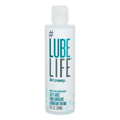 Lubelife Jizzy Juice Water- and Silicone-Based Lube - 8 oz.