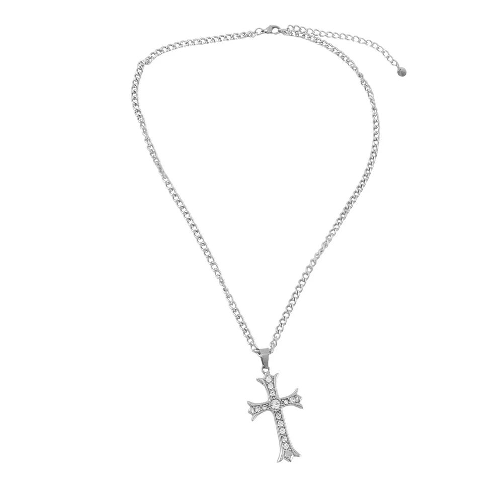 CZ Cross Necklace