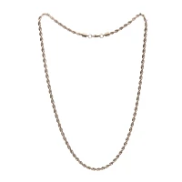 Silver Rope Chain Necklace