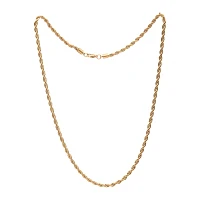 Gold Rope Chain Necklace