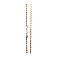 Gold Rope Chain Necklace