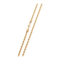 Gold Rope Chain Necklace