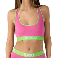PSD Pink and Green Sports Bra