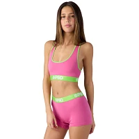 PSD Pink and Green Sports Bra