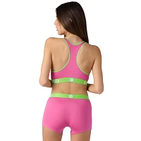 PSD Pink and Green Sports Bra