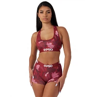 PSD Red Camo Playboy Sports Bra