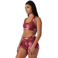 PSD Red Camo Playboy Sports Bra